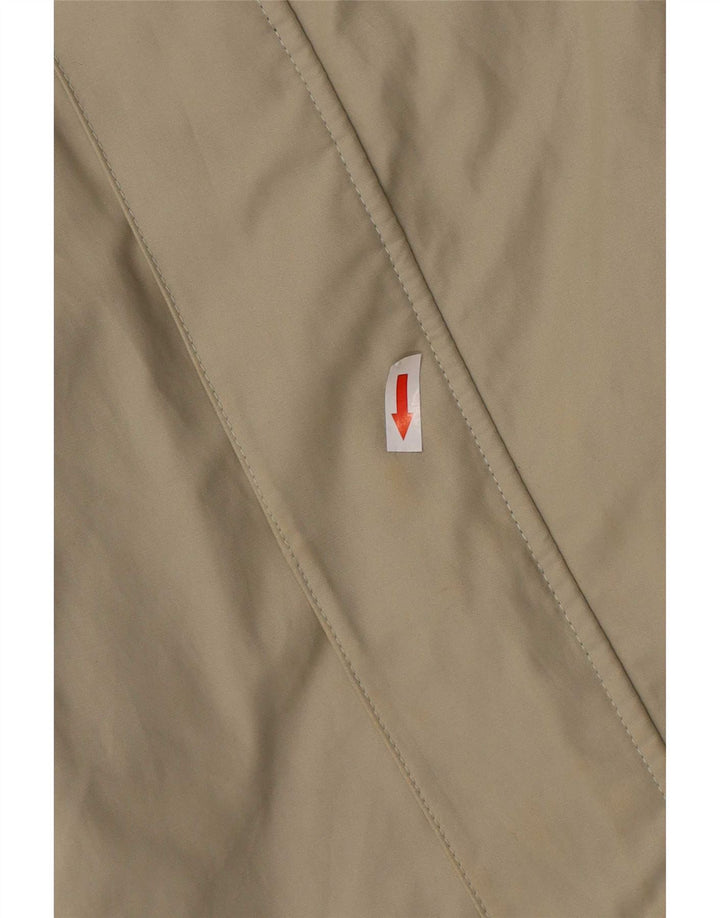 Marks & Spencer Herre Bomber Jacket UK 40 Large Khaki Cotton