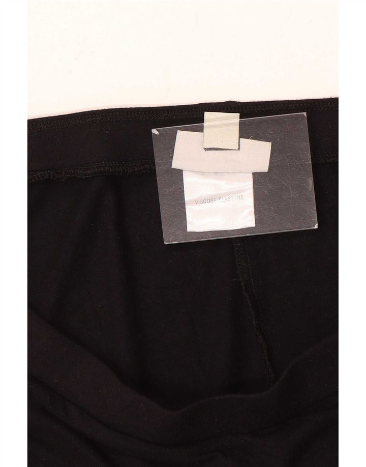 Marks & Spencer Dame Capri Leggings UK 10 Small Black Viscose