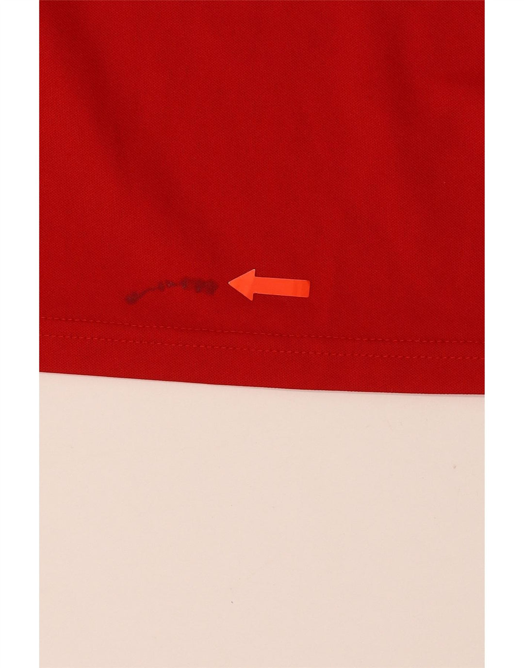 ADIDAS Dame Climalite T-Shirt Top UK 20/22 XL Rød Polyester