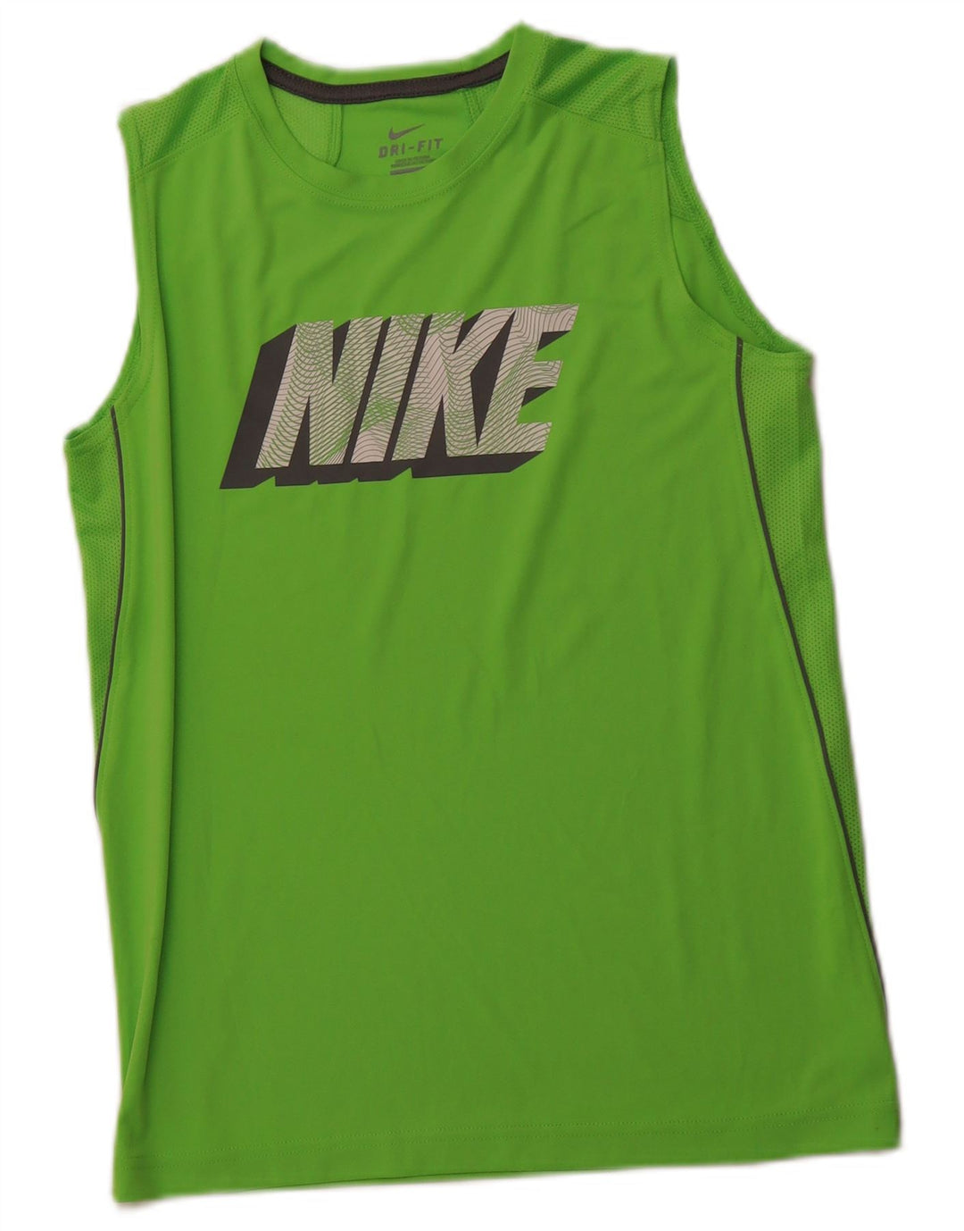 NIKE Drenge Dri Fit Grafisk Vest Top 12-13 år Stor Grøn