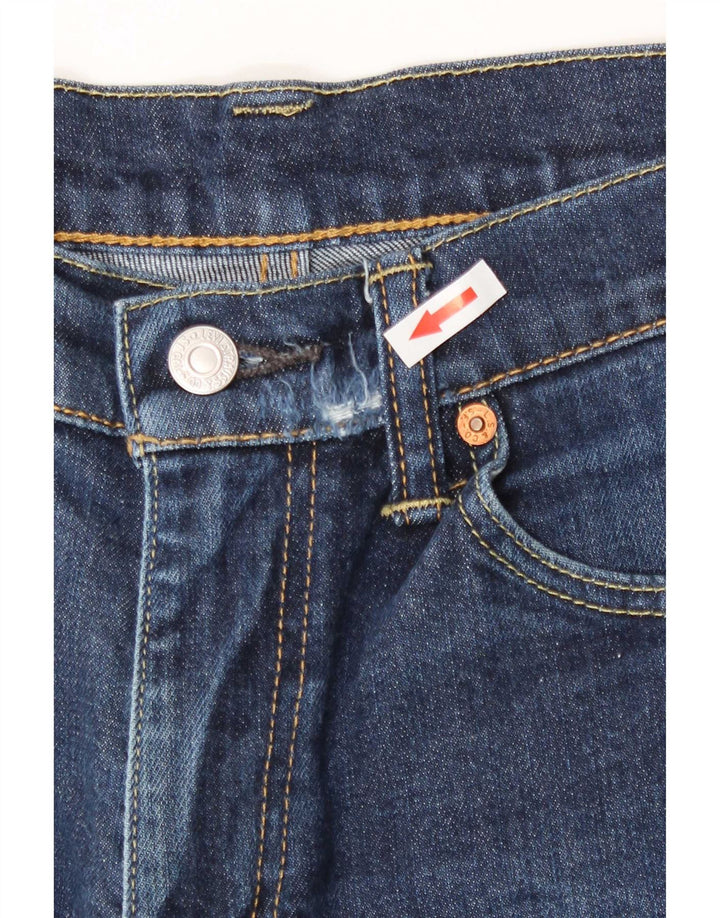 Levi's Herre 511 Slim Jeans W32 L32 Marineblå Bomuld