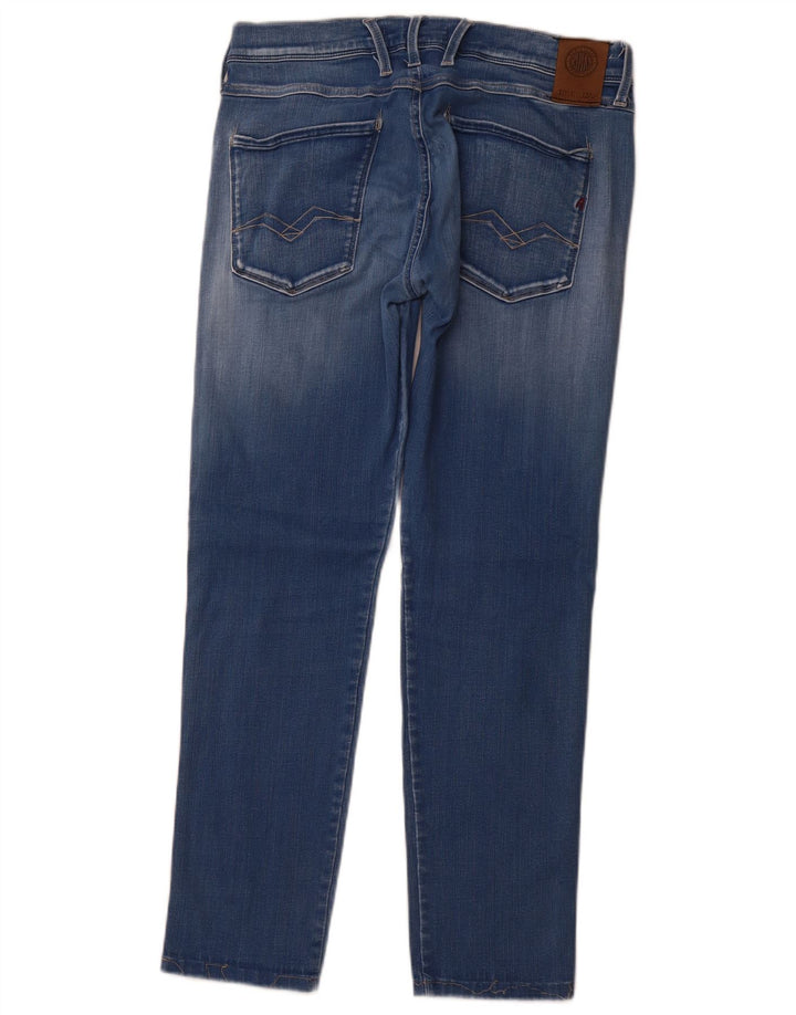 Replay Herre Anbass Slim Jeans W33 L29 Blå