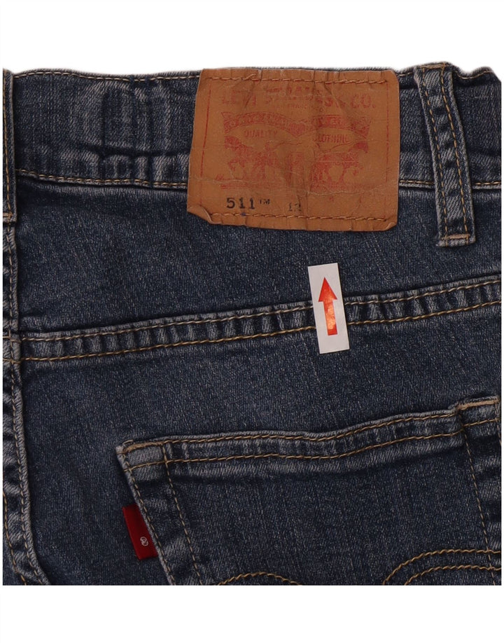Levi's Boys 511 Slim Jeans 11-12 år W24 L22 Blå Bomuld