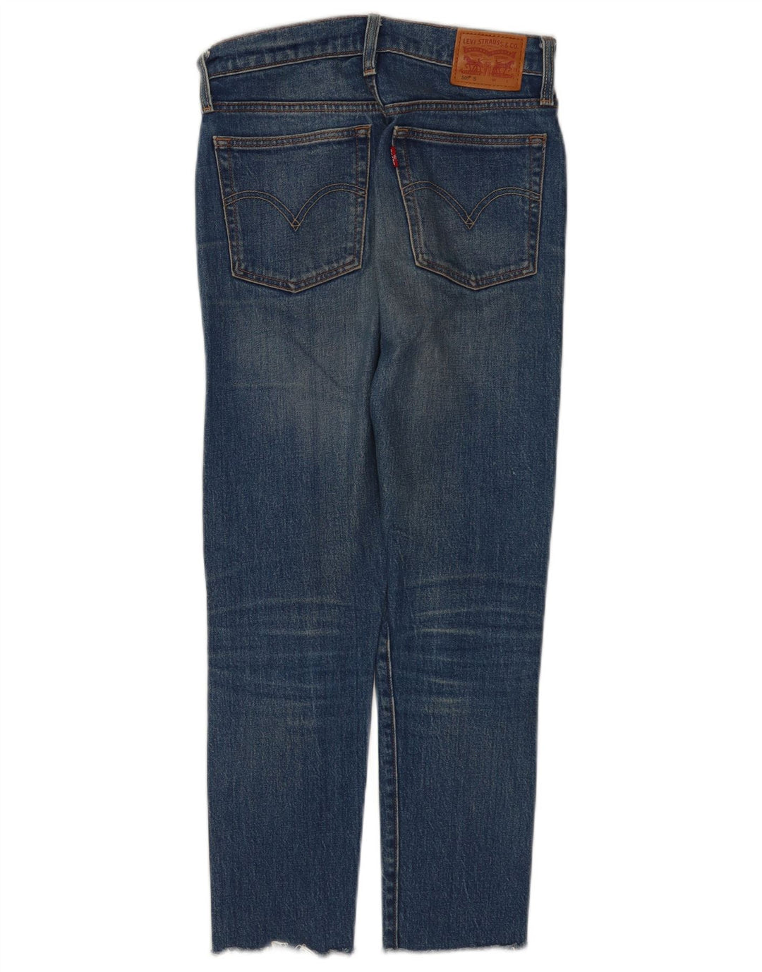 Levi's Dame Slim Jeans Små W25 L26 Blå Bomuld