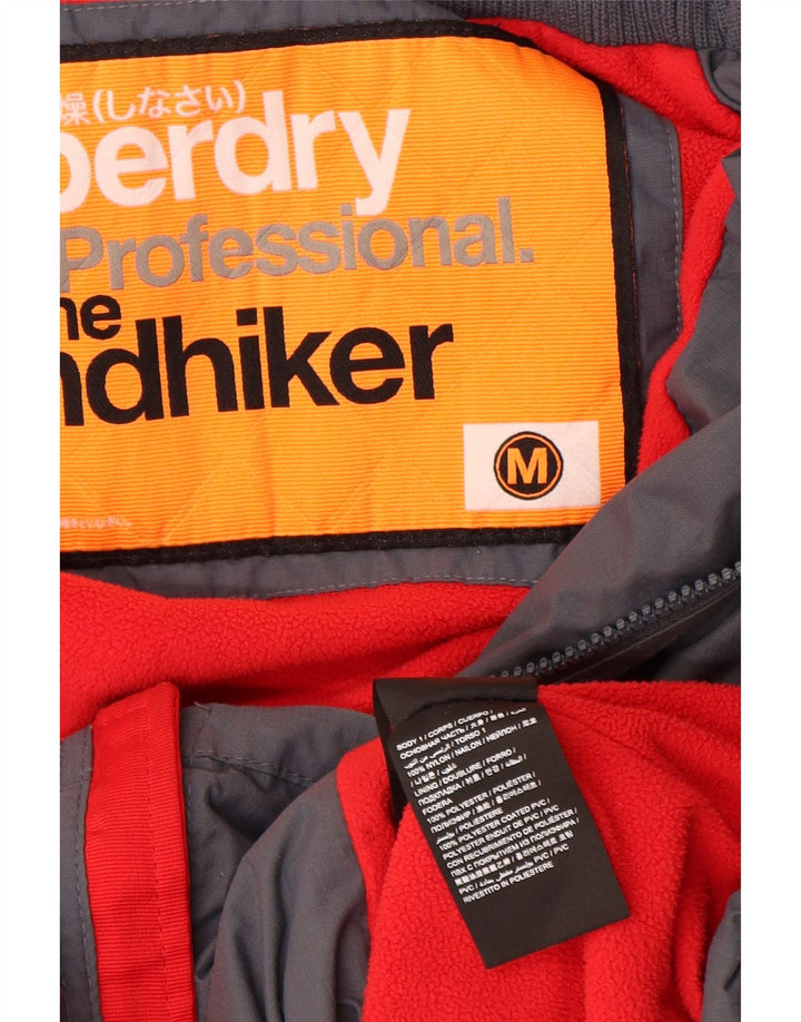 SUPERDRY Windhiker Windbreaker-jakke til mænd UK 38 Medium Grå