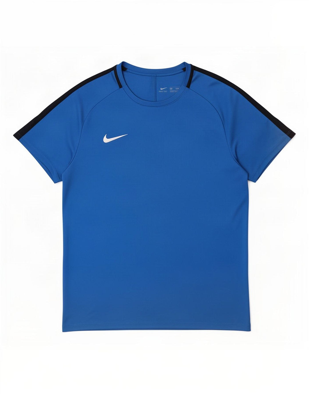 Nike Herre Dri Fit T-shirt Top XL Blå Colourblock Polyester