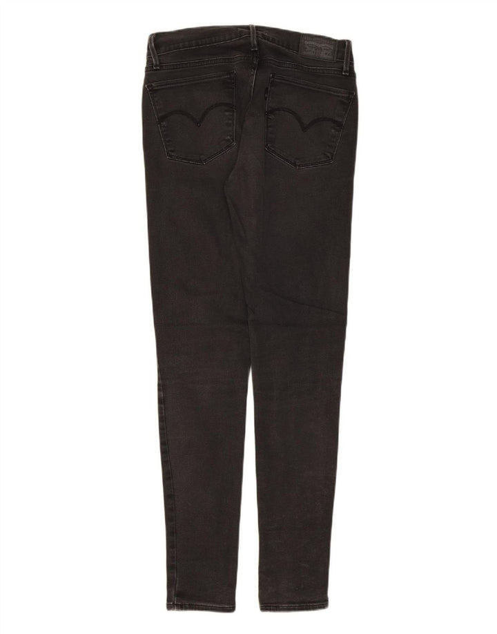 LEVI'S Womens 710 Super Skinny Jeans W29 L30 Black Polyester