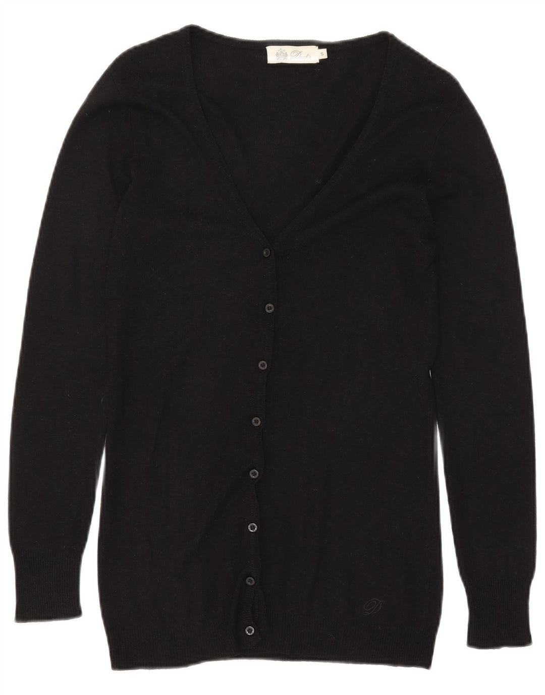 Dacks cardigan sweater til kvinder UK 10 Small Black