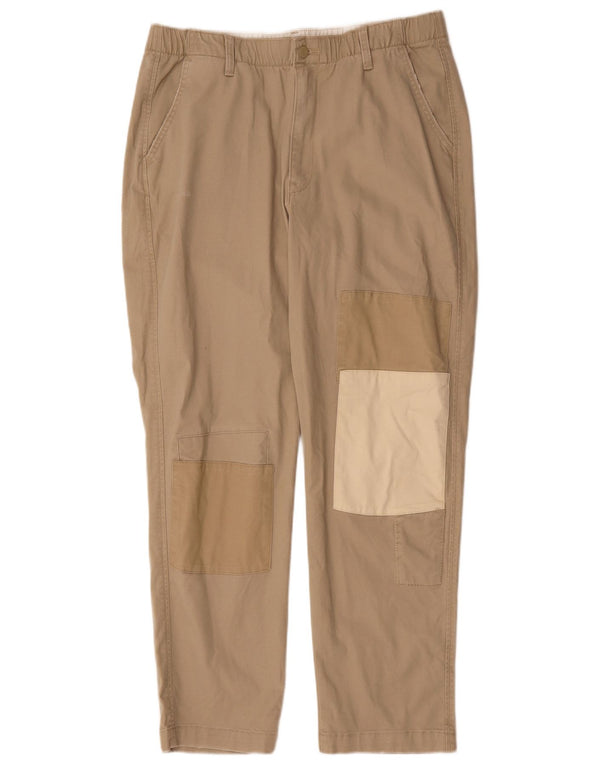 Levi's Herre tilspidsede Chinobukser Large W34 L30 Beige Colourblock Bomuld