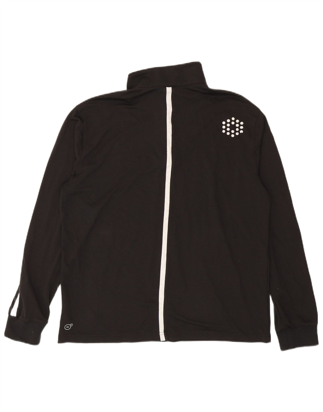 Puma Herre Zip Neck Pullover Træningsdragt Top Stor Sort Polyester
