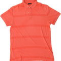 MASSIMO DUTTI Mens Polo Shirt XL Pink Striped Cotton Vintage Massimo Dutti and Second-Hand Massimo Dutti from Messina Hembry 