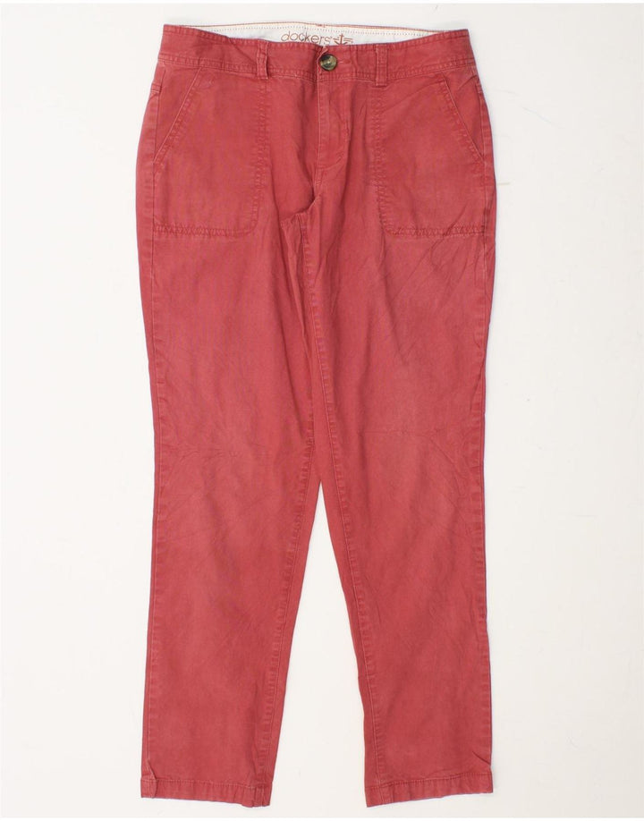 DOCKERS Slim Chinobukser til kvinder US 6 Medium W30 L30 Pink Bomuld