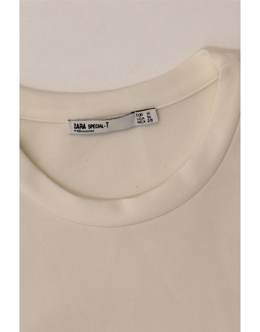 Zara Sweatshirt Jumper Dress UK 12 Medium Off White