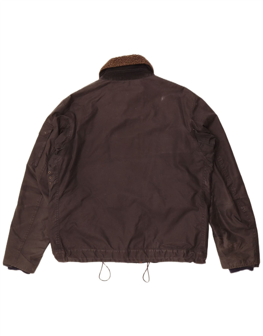 Barbour Herre vokset bomuldsjakke UK 42 XL Sort bomuld
