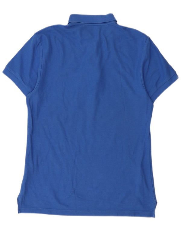 Nike Herre FC Leonhofen Grafisk Polo Shirt Medium Blå Bomuld