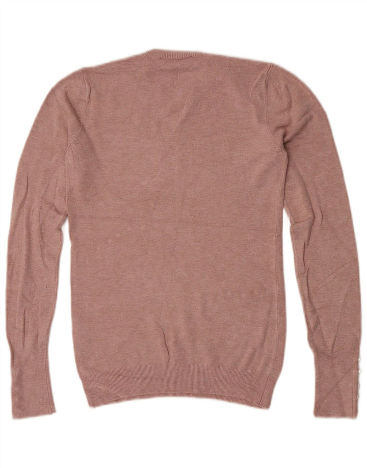 Zara Dame sweater med rund hals DK 8 Small Pink