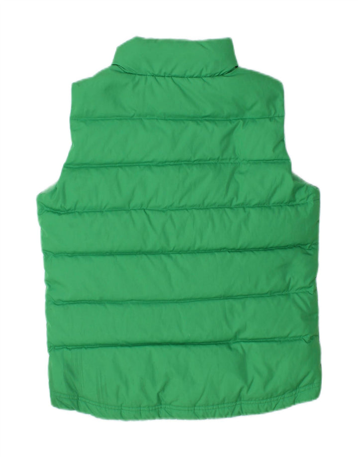 American Eagle Outfitters Womens Polstret Gilet UK 10 Small Green Polyester