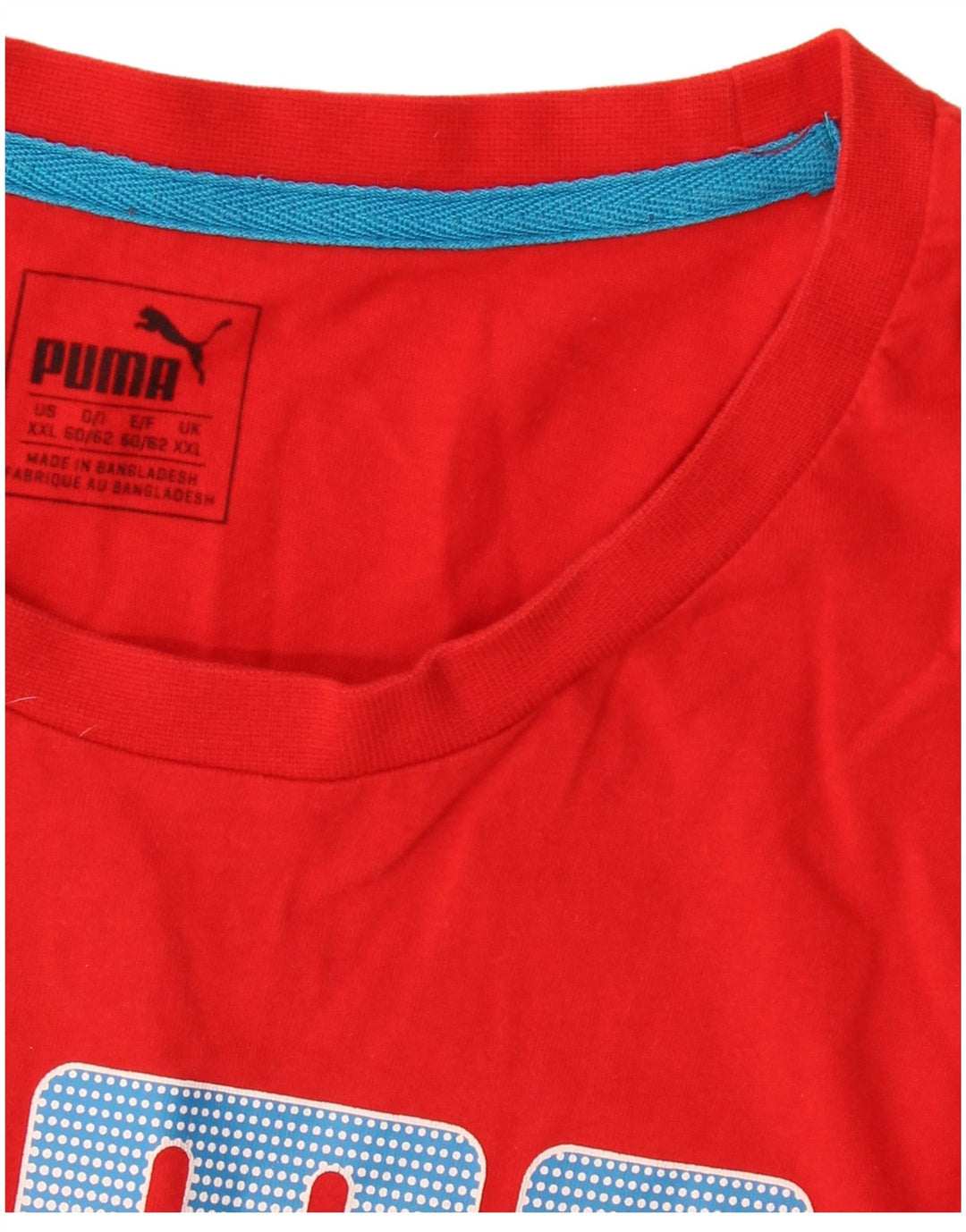 Puma Herre Grafisk T-Shirt Top 2XL Rød