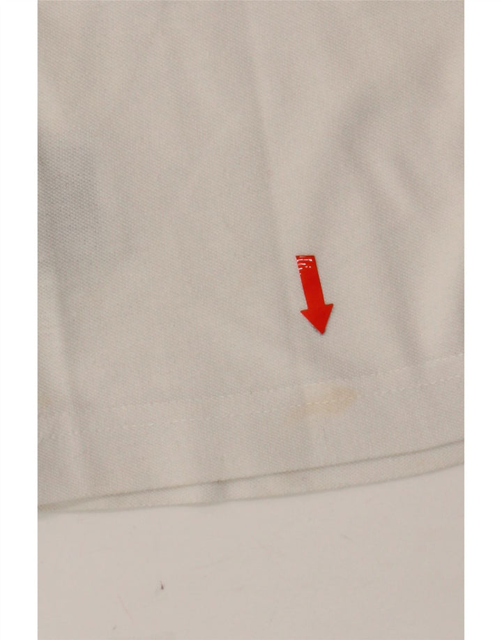 KAPPA Womens Polo Shirt UK 10 Small White Cotton Vintage Kappa and Second-Hand Kappa from Messina Hembry 