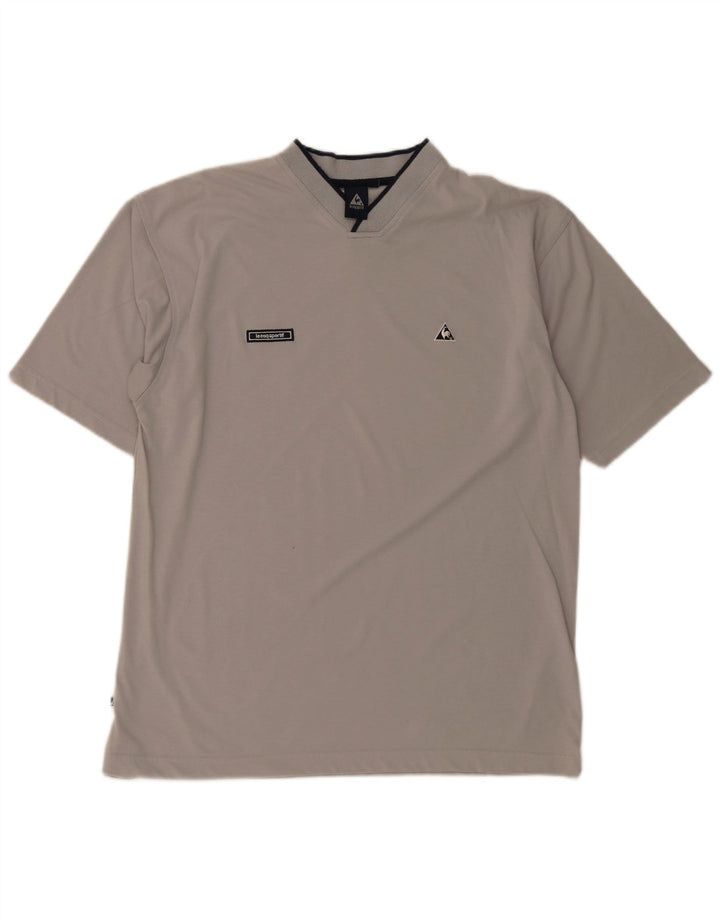 Le Coq Sportif Herre T-Shirt Top Stor Grå Polyester