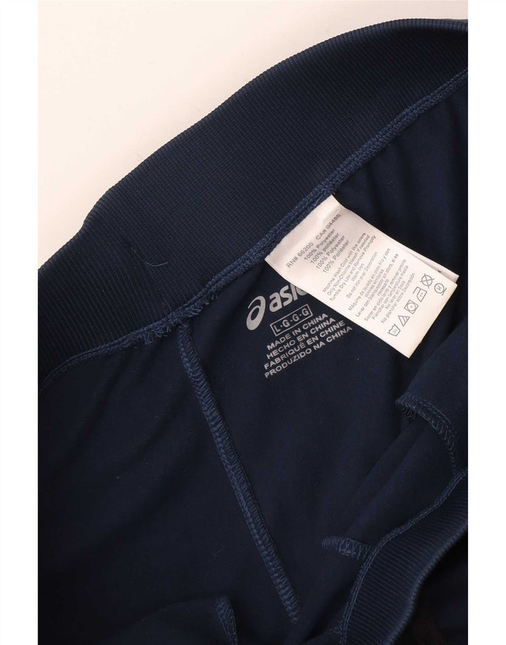 Asics Herre træningsdragt Bukser Joggers Large Navy Blue Polyester