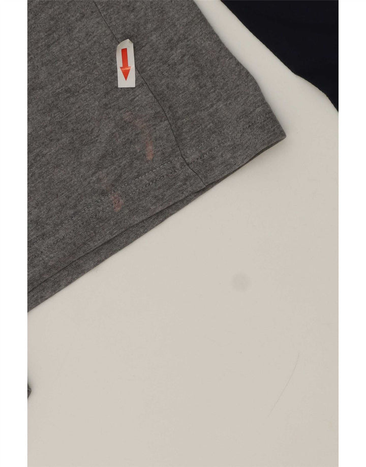 Fila Herre Grafisk Top Langærmet Lille Grå Colourblock Bomuld