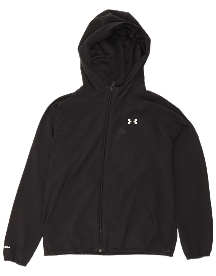 Under Armour Træningsdragt med hætte til mænd Topjakke Medium Sort Polyester