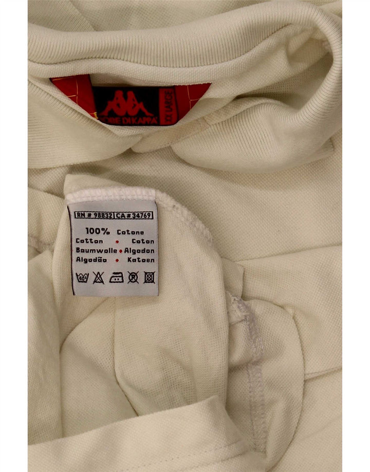 Kappa herre poloshirt 2XL beige bomuld