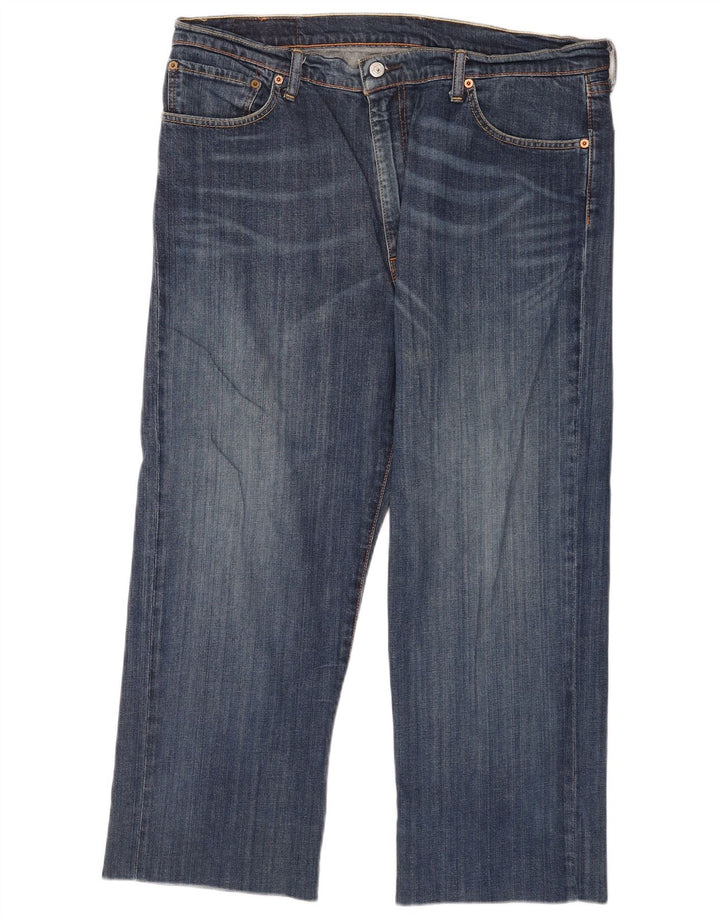 Levi's Herre 751 Cropped Straight Jeans W40 L25 Blå