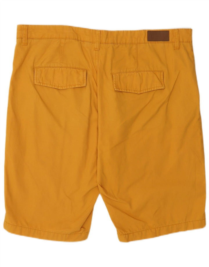 Dacks Herre Regular Fit Chino Shorts IT 52 XL W38 Gul Bomuld