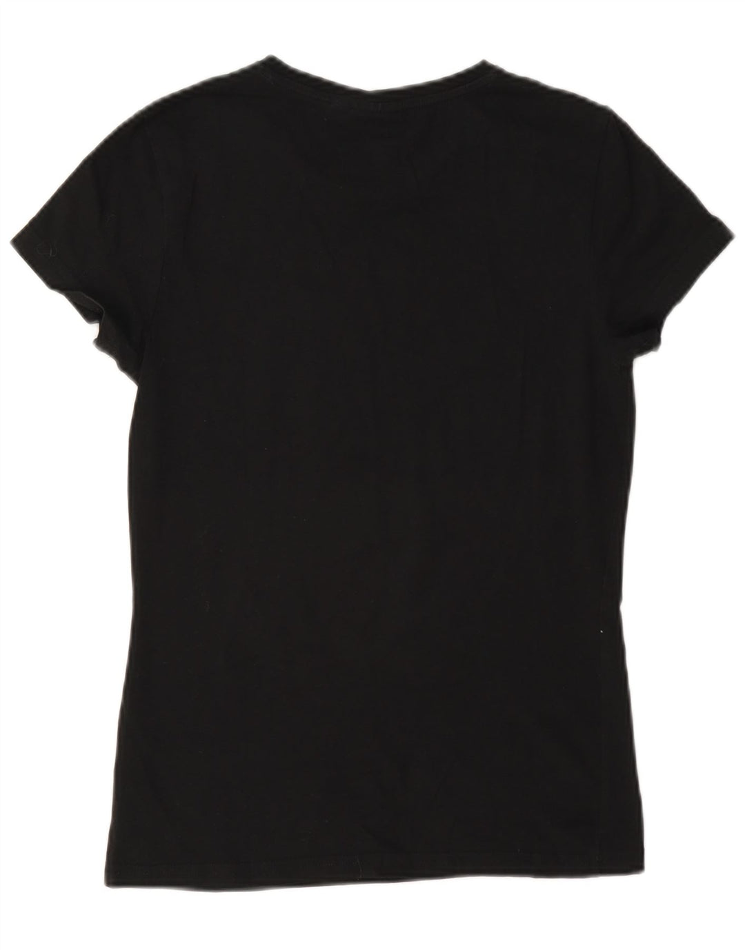 Puma Regular Graphic T-Shirt Top UK 12 Medium Sort Bomuld