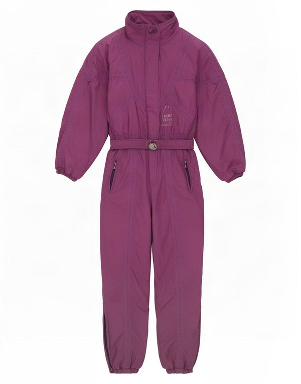Luhta Dame Ski Jumpsuit UK 14 Medium Purple Polyamid Sports
