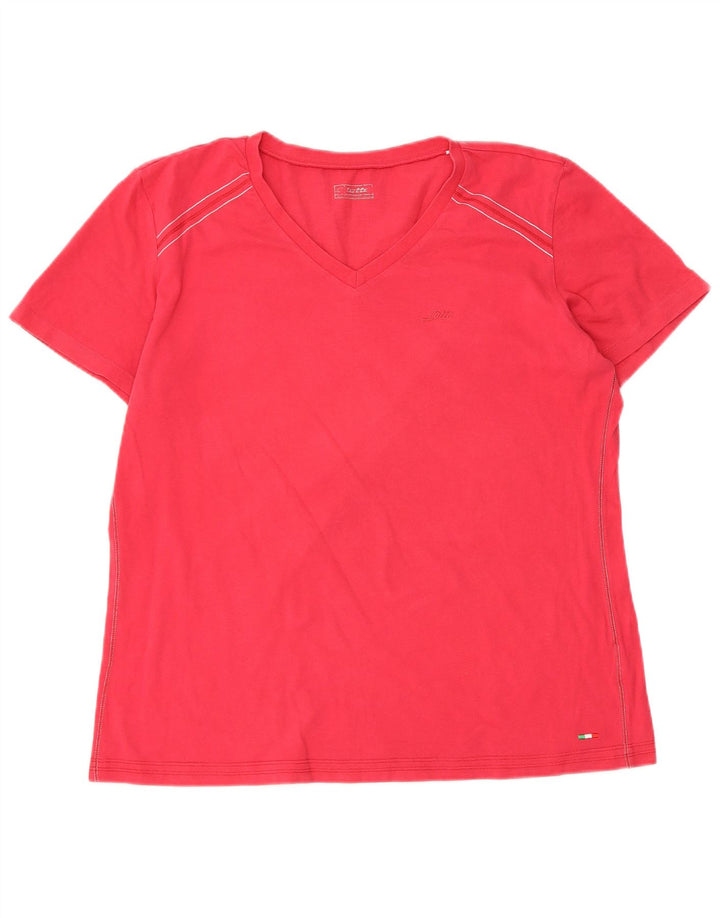 Lotto Dame T-Shirt Top UK 14 Large Pink