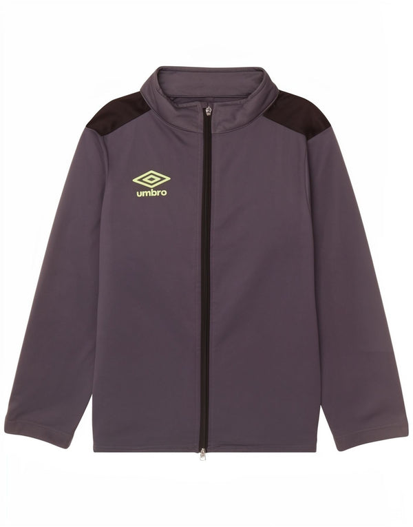 Umbro Boys Tracksuit Topjakke 11-12 År Grå Polyester