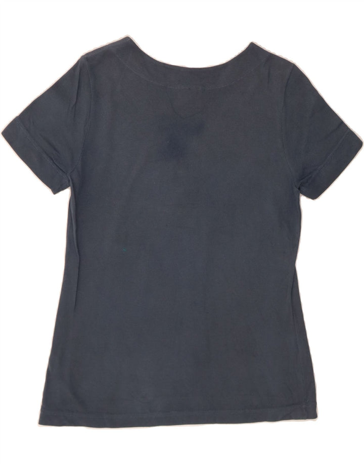 LACOSTE Womens T-Shirt Top Size 38 Medium Grey Cotton Vintage Lacoste and Second-Hand Lacoste from Messina Hembry 