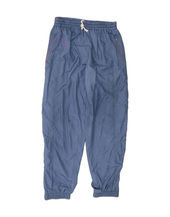 VINTAGE Mens Tracksuit Trousers Joggers XL Blue Nylon Vintage Vintage and Second-Hand Vintage from Messina Hembry 