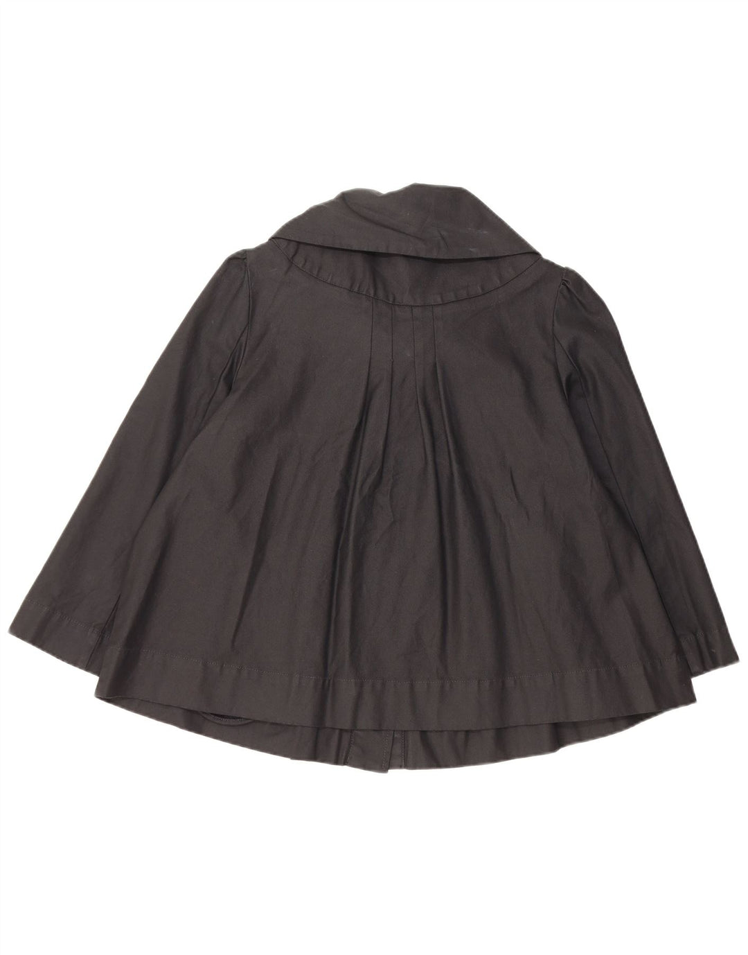 Topshop Dame 3/4-ærmet bomberjakke UK 14 Stor sort bomuld