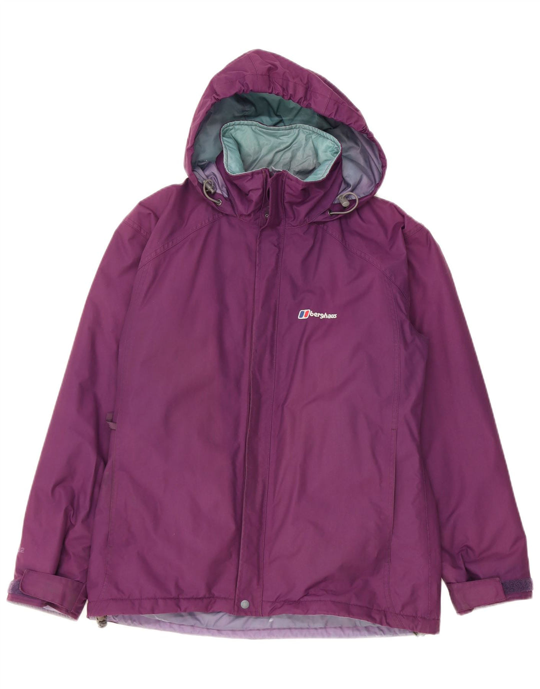 Berghaus Vindjakke med hætte til kvinder UK 12 Medium Lilla Nylon