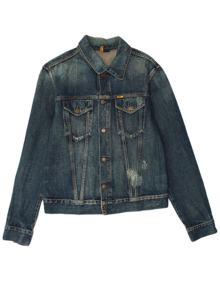 MELTIN' POT Herre denimjakke UK 40 Large Blue Cotton