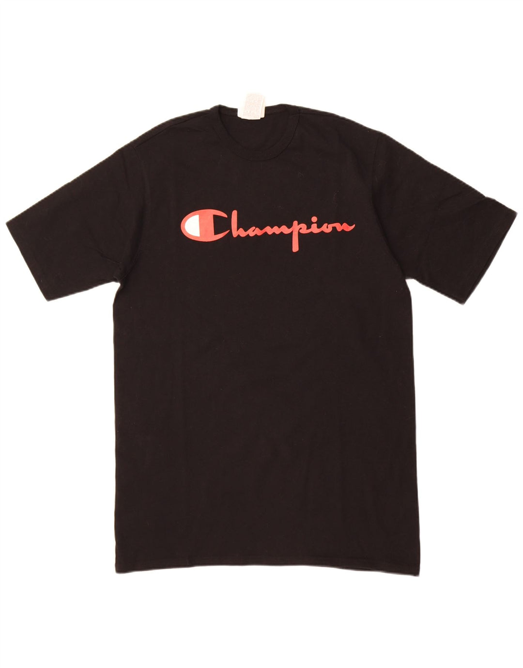 Champion Herre grafisk T-shirt Top Stor sort bomuld
