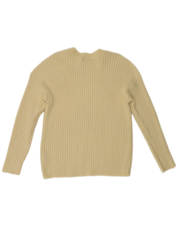 Marks & Spencer Dame sweater med rund hals DK 14 Medium Gul
