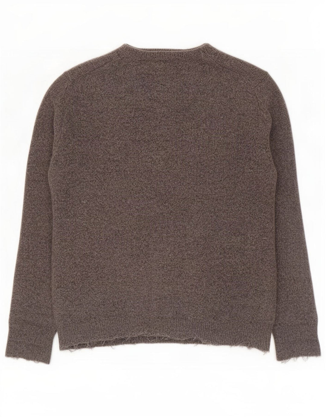 Barbour Herre Crew Neck Jumper Sweater Medium Grey Flecked Wool