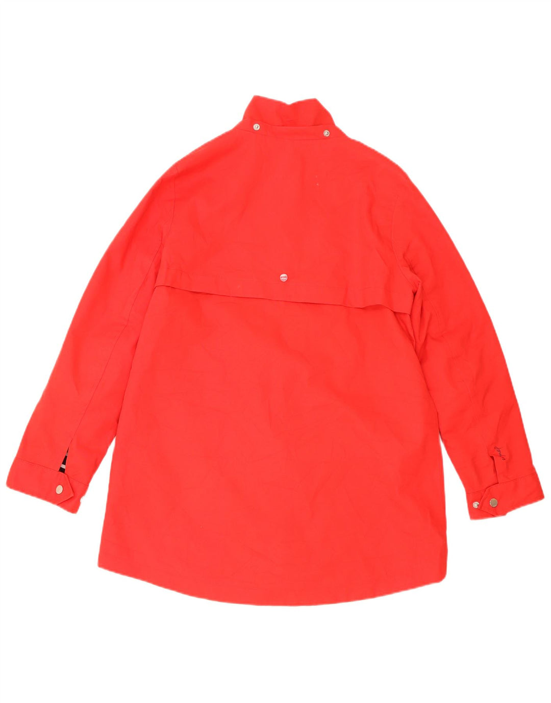 Joules Dame Oversized Regnjakke UK 10 Lille Rød Bomuld