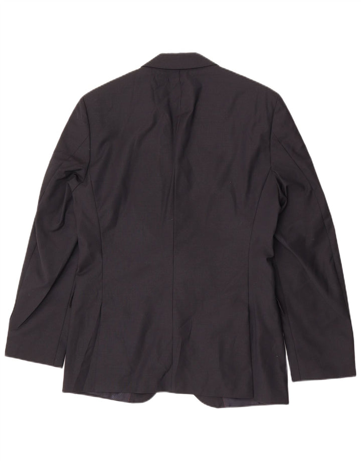 Hugo Boss Herre 2-knaps blazerjakke UK 46 Small Navy Blue Viscose