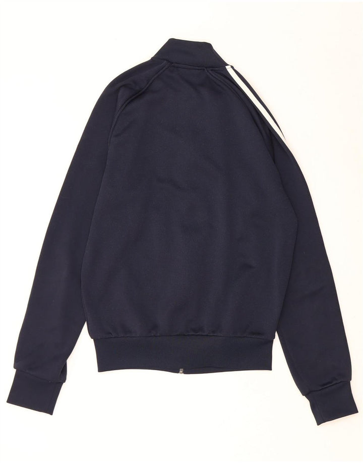 ADIDAS Mens Tracksuit Top Jacket Small Navy Blue Polyester