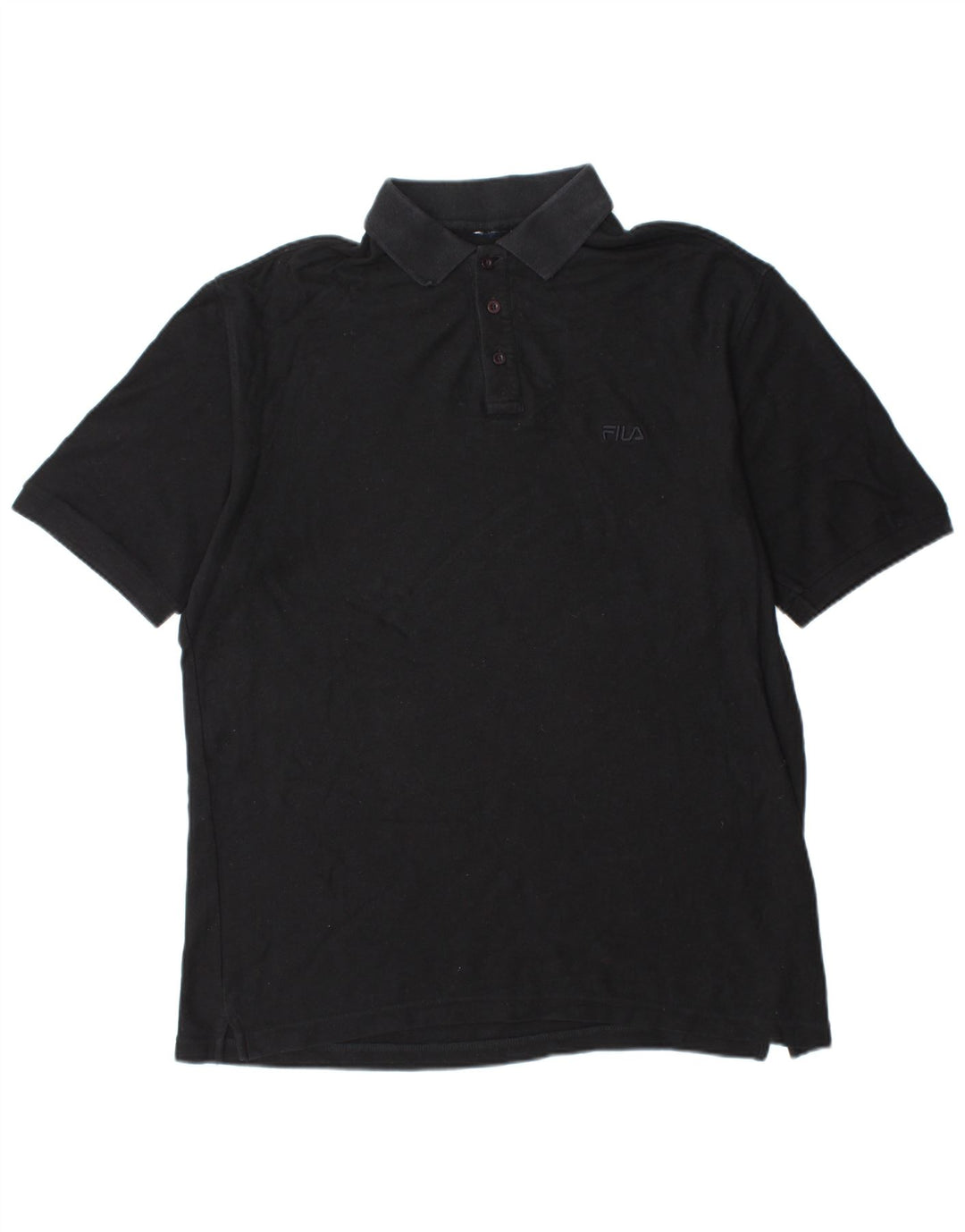 FILA Poloshirt til mænd XL Sort bomuld