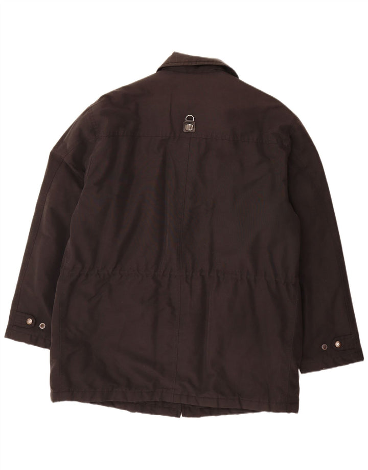 Piero Guidi Herre Utility Jacket UK 42 XL Sort Bomuld