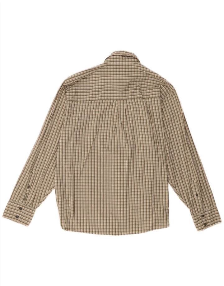 Wrangler herreskjorte XL Beige ternet bomuld