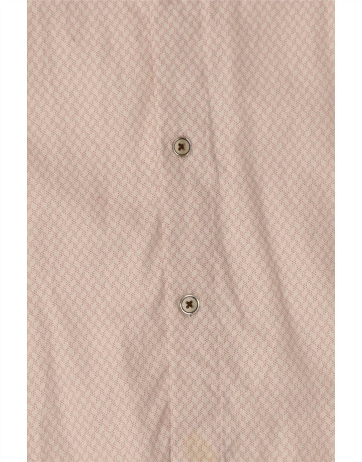 Ted Baker herreskjorte str. 6 2XL Pink geometrisk bomuld
