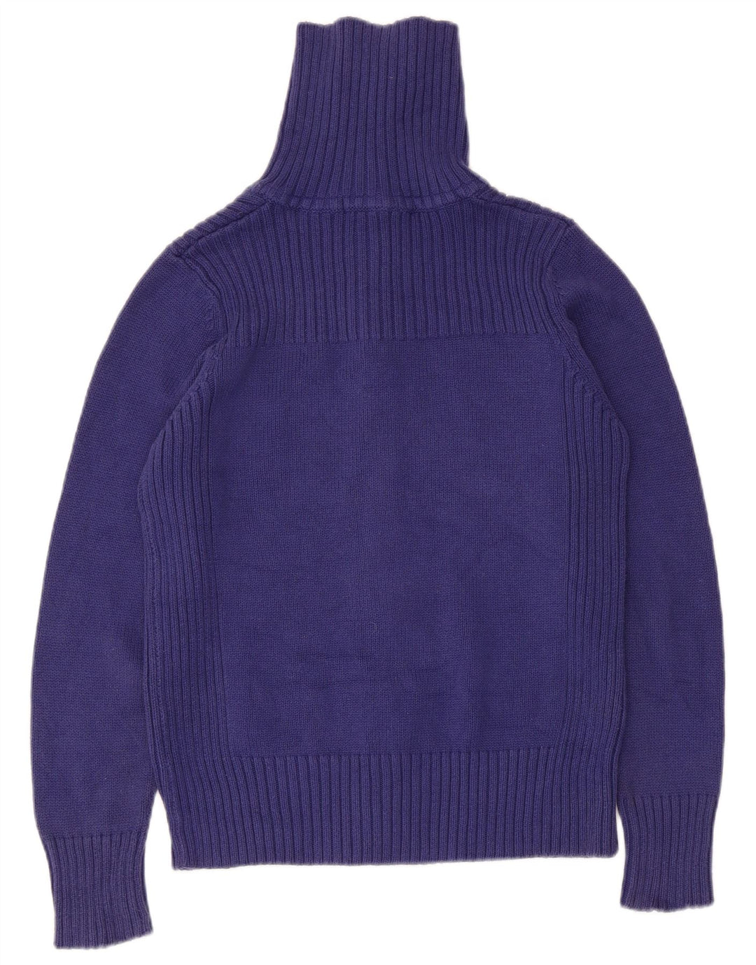 Marks & Spencer Dame Cardigan Sweater UK 14 Medium Blue Bomuld